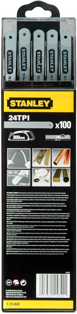 Stanley metal saw blade 300mm/24T