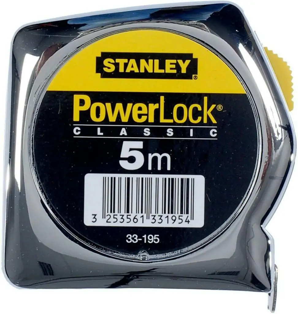 Mètre à ruban Stanley 'powerlock' 5m avec 25mm