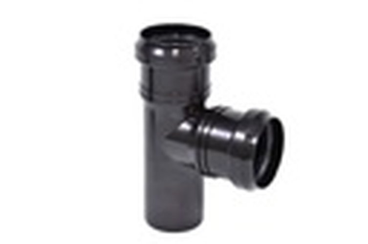 PP sanitary T-piece dia 75 87° 2xMsp