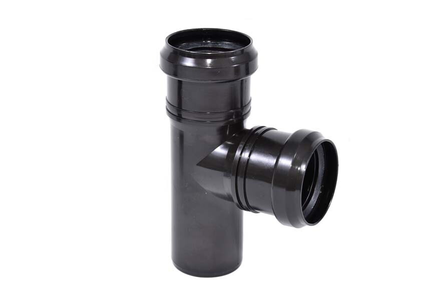PP sanitary T-piece dia 90 87° 2xMsp