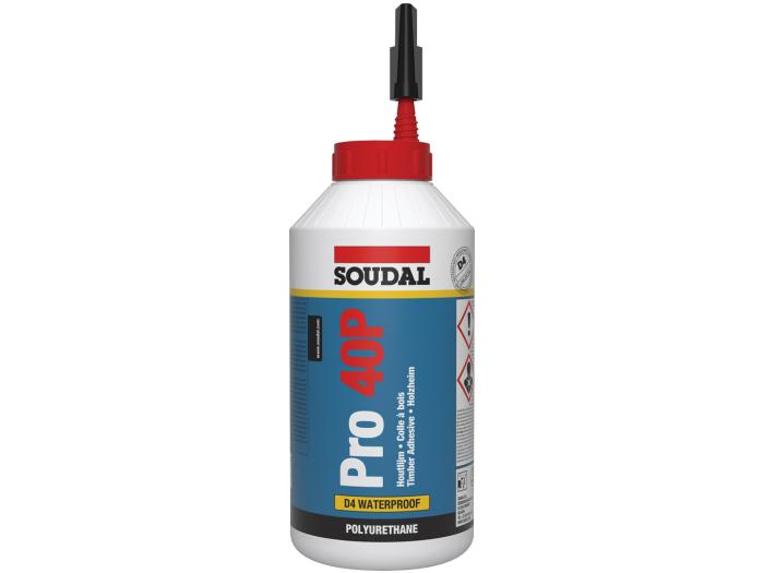 Colle à bois soudal 750 g PRO40P