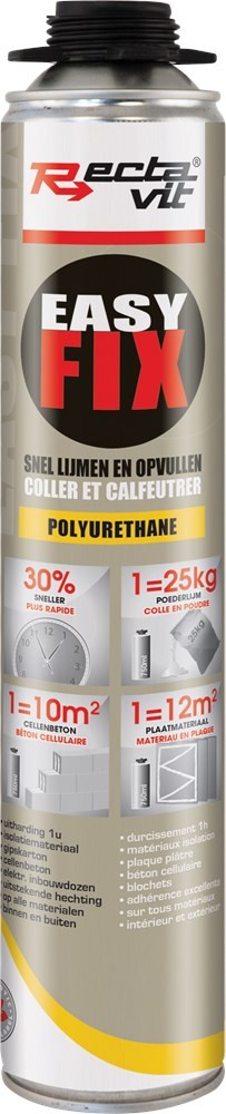 Rectavit foam 870 ml Easy FIX GUN 17m²