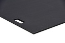Driving plate plastic 2000x1000x15mm 15 ton 4holes fine ribbed