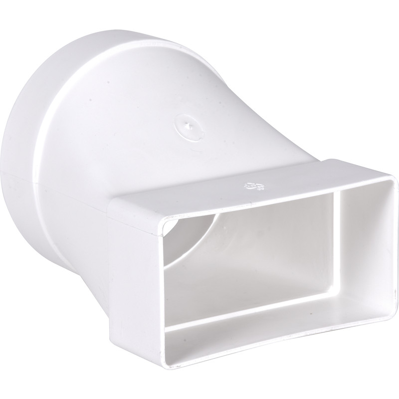 Adapter rectangular 180x95 straight