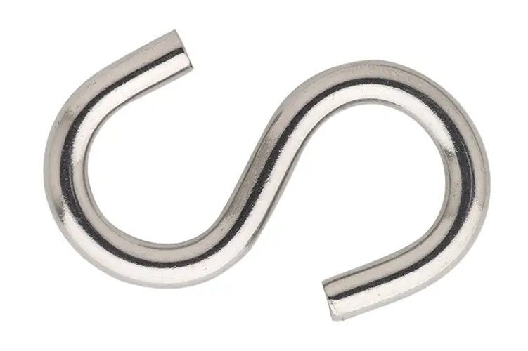 S-haak nr 50 5mmx40 inox