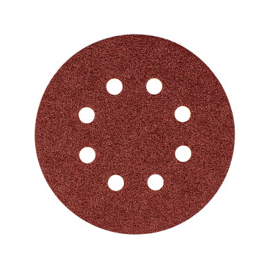 Velcroschijf FBR 125mm K080 8 gaten (per 25) 