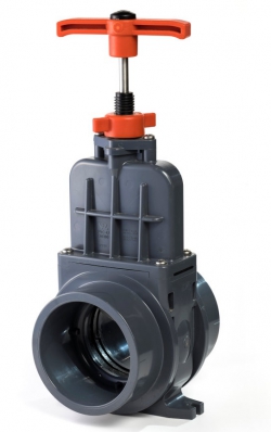 PVC schuifafsluiter dia 110 VDL