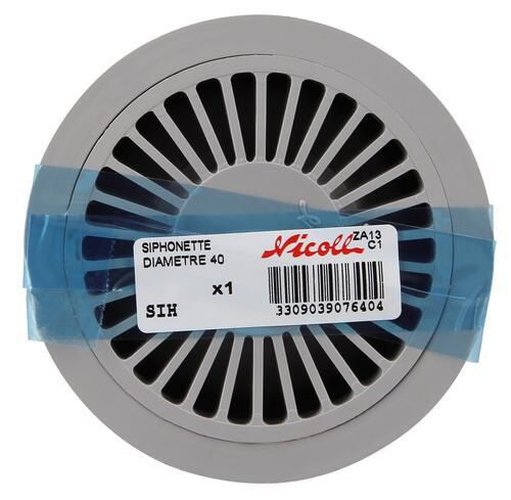 Kloksifon rond onderuitgang 40mm Nicoll