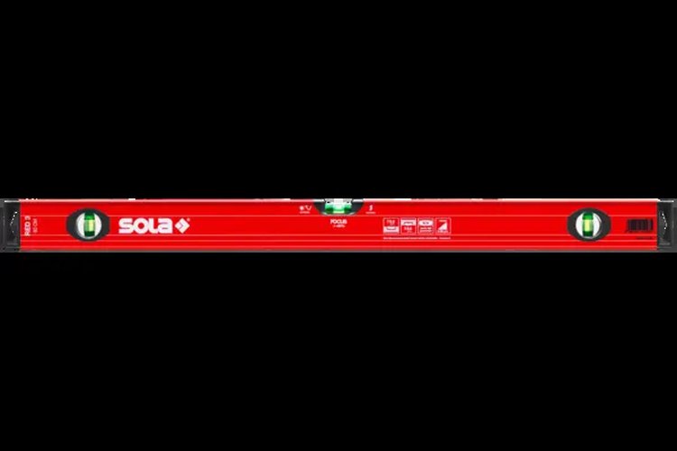 Spirit level sola aluminum RED 3 80