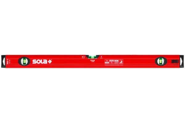 Waterpas sola aluminium RED 3 80 