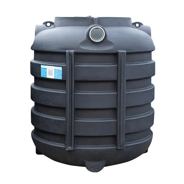 Fosse septique/eau de pluie 1000 L TH budget noir (120x104xH135) ovale 40 kg