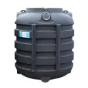 Fosse septique/eau de pluie 1000 L TH budget noir (120x104xH135) ovale 40 kg