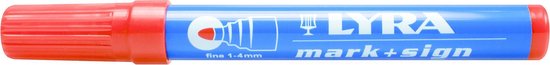 Alchoholstift lyra 1-4mm rood  