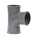 Pièce en T en PVC dia 315 87° 3xM gris benor SN4