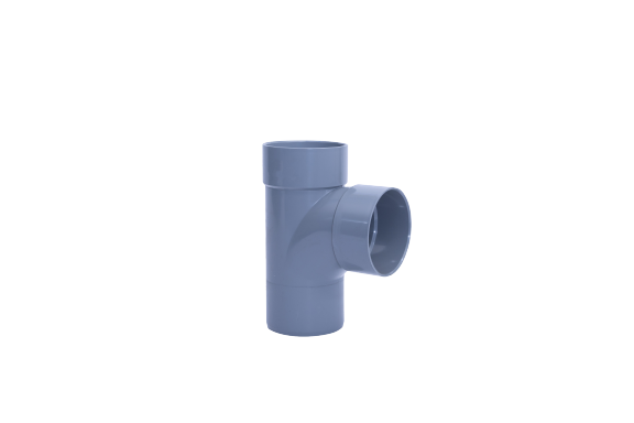 PVC T-piece dia 90 87° 2xMSp