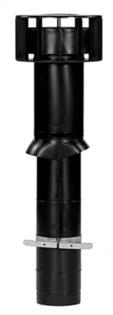 Ubbink Multivent niet-geïsoleerde ventilatiedakdoorvoer 131mm 270m³/h, 0189348 