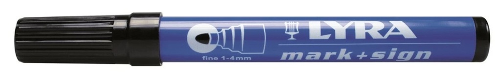 Marqueur Alchohol lyra 1-4mm noir