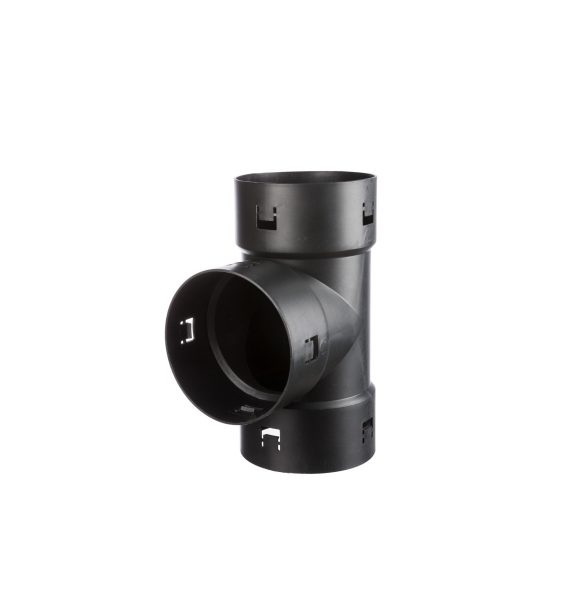 T-piece drain 100/80 90°