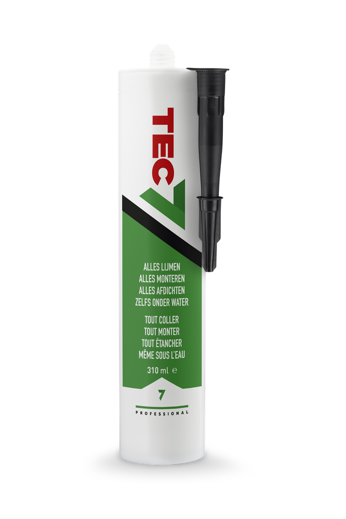 Tec 7 zwart RAL 9004 