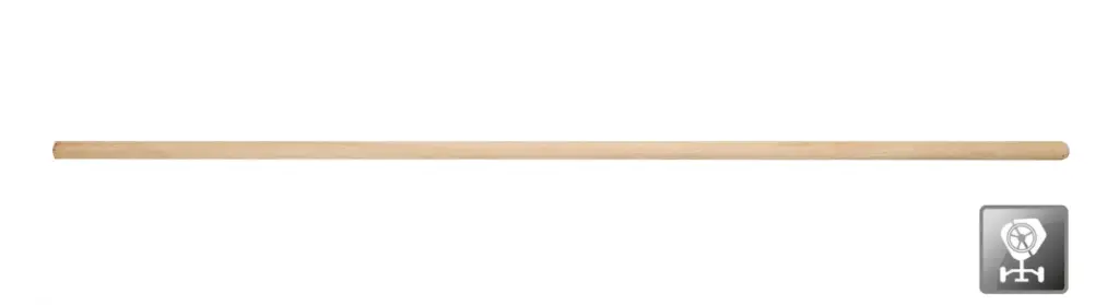 Brush handle 1m70 x 32 mm es lacquered straight