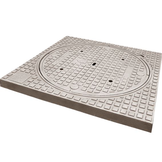 Gegoten rijwegafdekking TYPE2L C250 - RD dia700mm H=60mm COPRO (T35 , T9 laag)