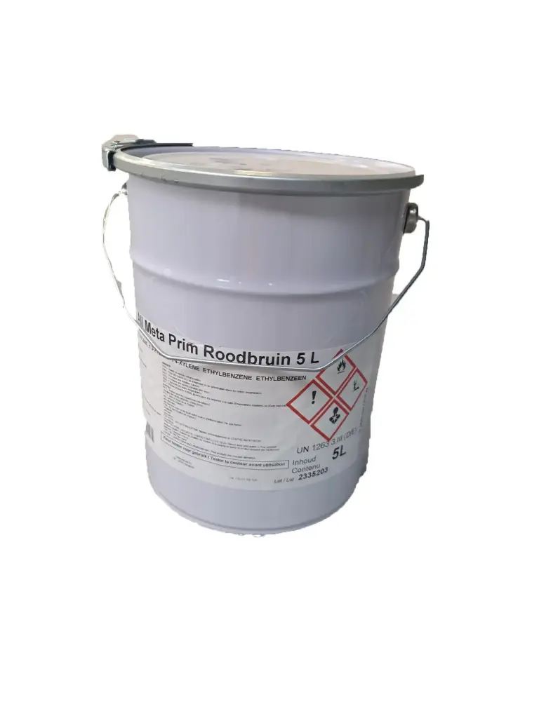 Verf Metaprim 7kg rood bruin (5l/bus)