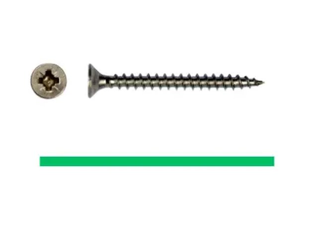 Chipboard screw POZI 3 x 16 stainless steel A2 PZ1