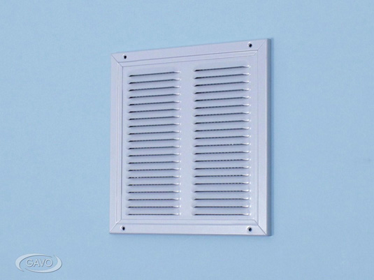 Wall grid GAVO surface mounted 25x25 with mesh