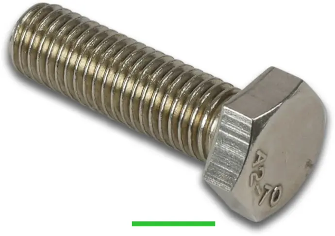 Bolt hexagon M8x80 stainless steel