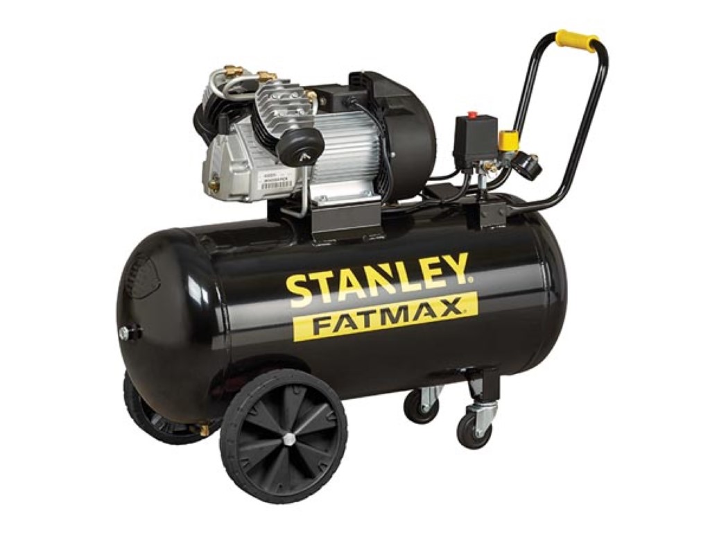 Stanley compressor met riem  3PK/100l/10bar 