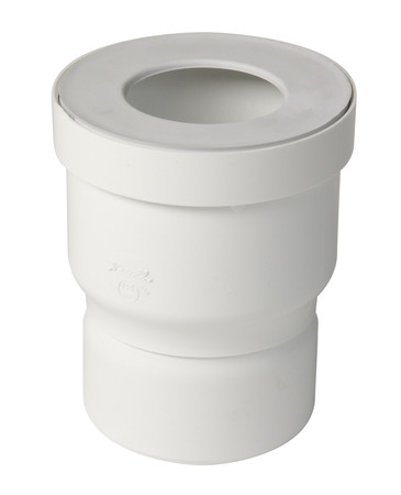 WC-aansluiting 80 recht wit nicoll 
