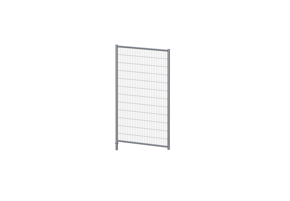 Werfhek Heras poortje 120x200 compleet M500 