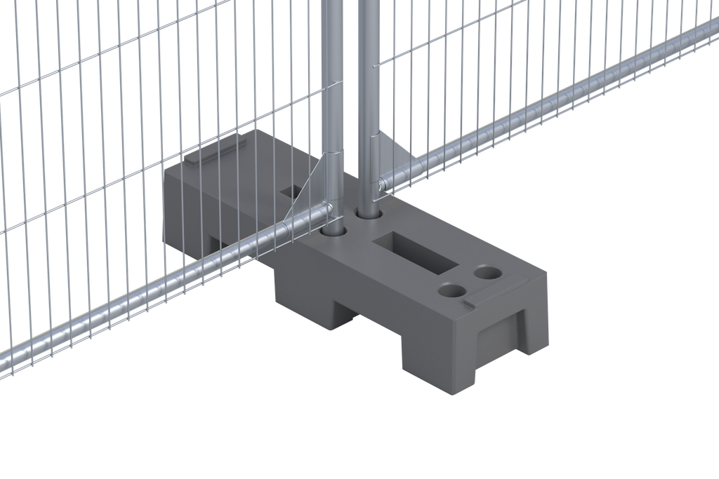 Werfhek kunststofblok pvc heras 18kg (24st/pallet) 
