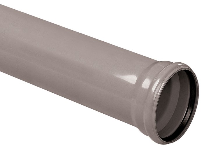 Tuyau PVC dia 110 x 3.2 moule facé gris benor SN4/SN8 l=3m (258m/pal)