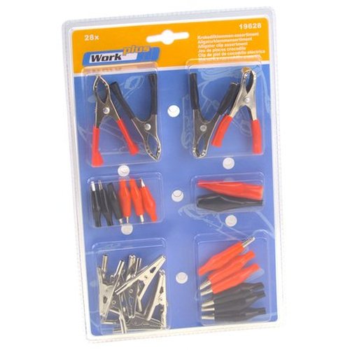 Pinces crocodiles - assortiment 26x