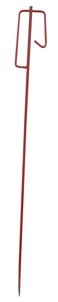 Metalen stang voor afbakeningsnet 1250x13mm
