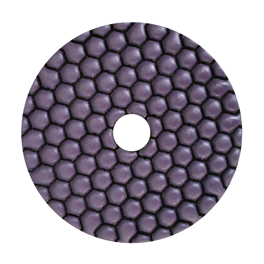 Velcro disc polishing pad 200 125mm dry