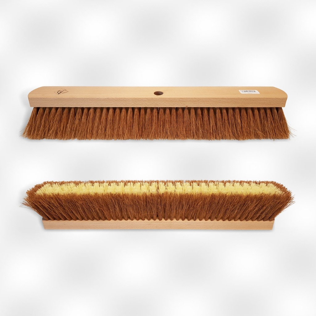 Brosse garage balai koko& jaune polypropylène60 cm
