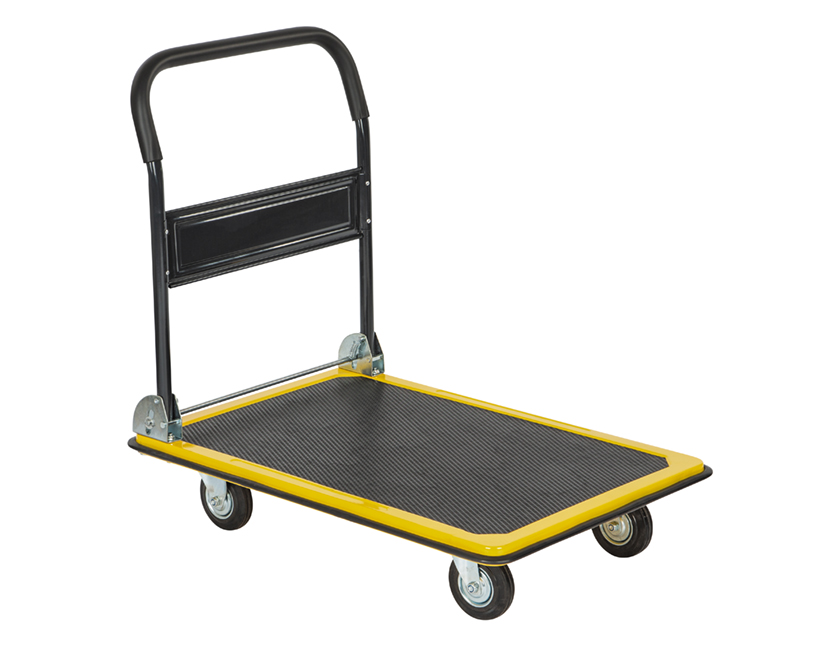 Platform trolley in steel dark gray 300 kg