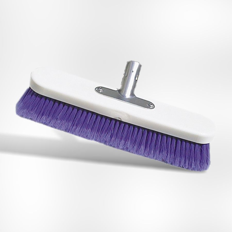 Camion brush rilsan plastic frame 37 cm blue