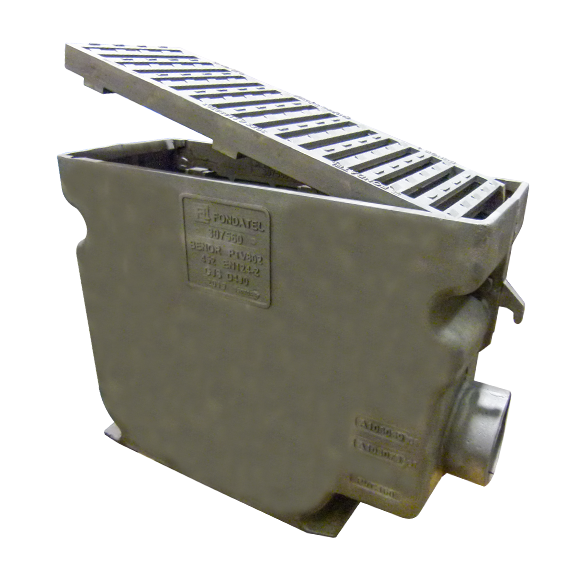 Casting street gully A19B D400 - br=300mm ug=160mm BENOR