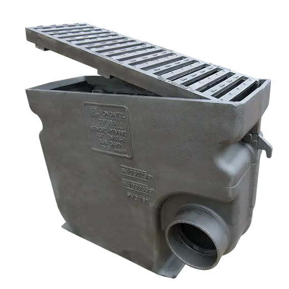 Casting street gully A8b D400 - br=300mm side back=160mm BENOR