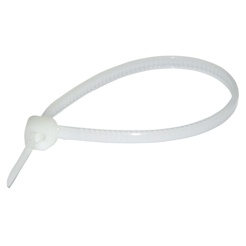 Colliers de serrage en nylon haupa 610x8.8 (50pcs) blanc