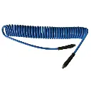 Tuyau spiralé de pression d'air 4m polyuréthane (8x5mm)