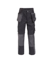 Work pants Dassy Seattle kids black/cement gray