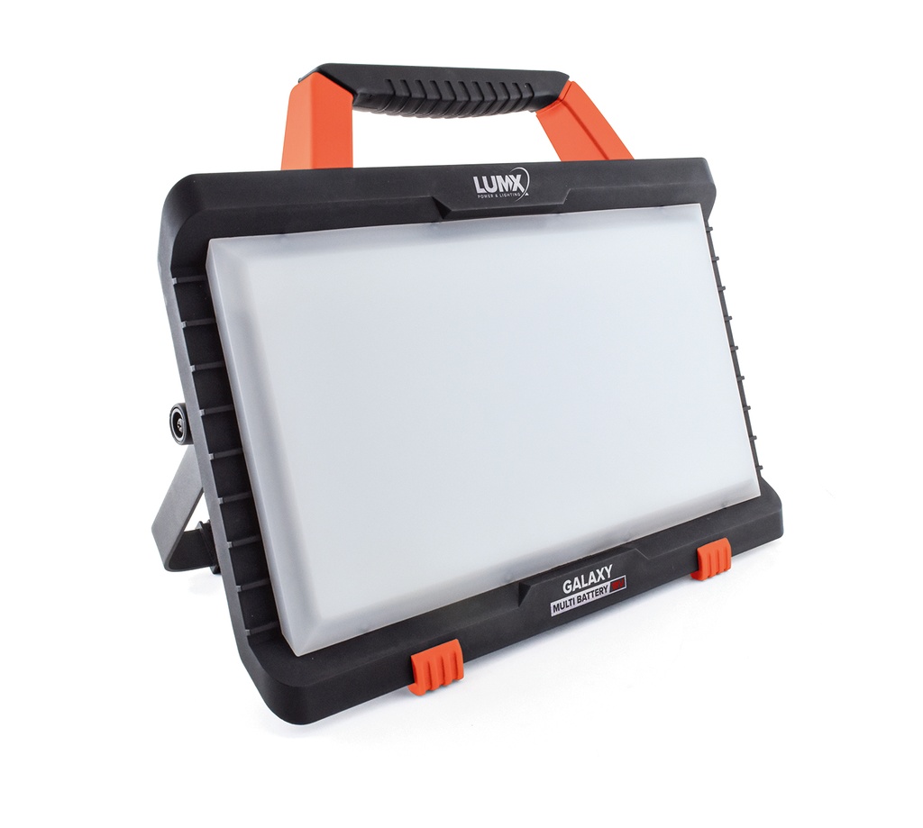 Galaxy Multi Battery - Projecteur LED/50W/IP54 + 5 adaptateurs de batterie