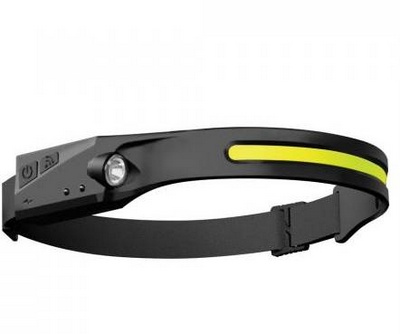 Lampe frontale 5 W+3 W - 300Lm IP44 Capteur