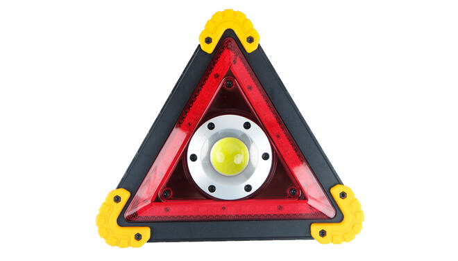 Lampe d'avertissement triangle LED 5 W
