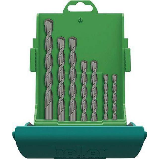 Concrete and stone drill set heller 7 pcs (dia4/5/6/8/10/12mm) Power 3000