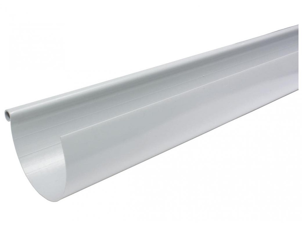 G-125 white gutter l=4m